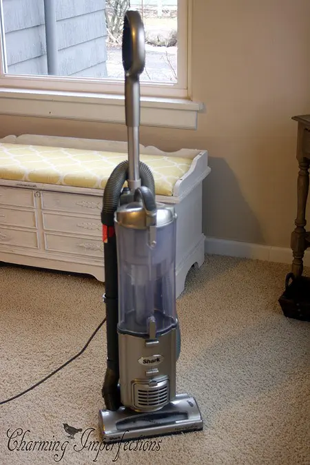 grey vacuum cleaner