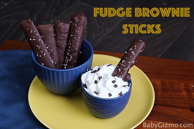 Fudge Brownie Sticks