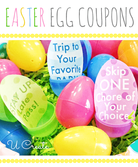 Easter egg coupons