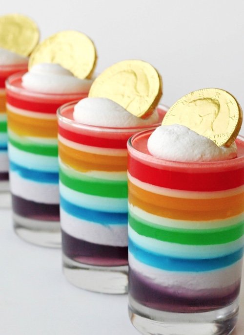 rainbow dessert