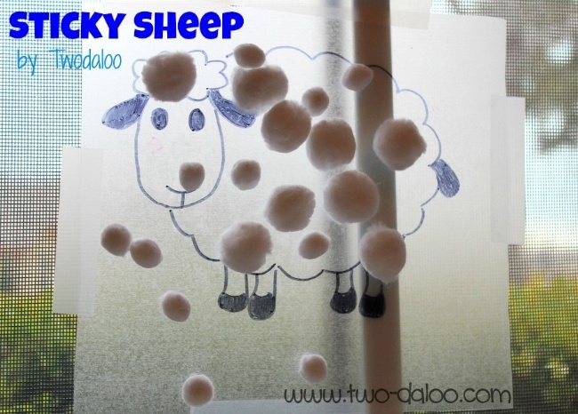 Sticky Sheep craft