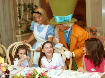 High Tea with alice in wonderland