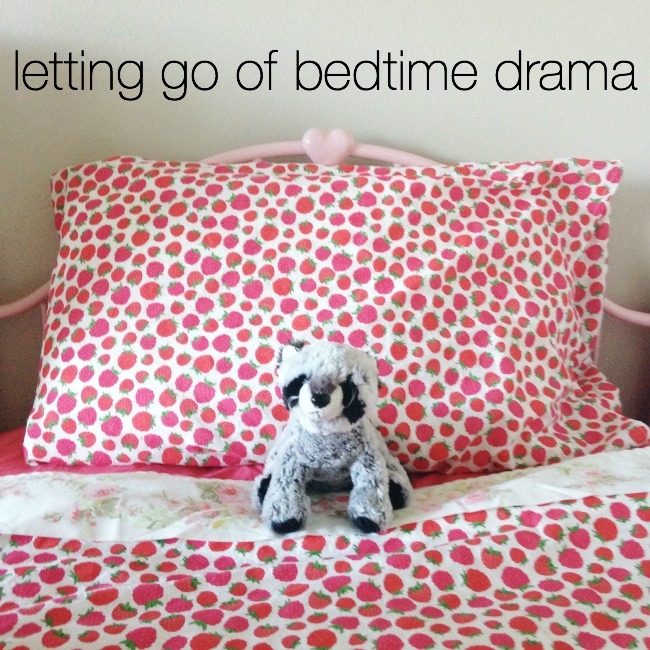 letting go of bedtime drama