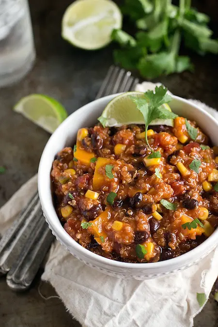 Slow-Cooker-Mexican-Quinoa vegan crockpot recipes
