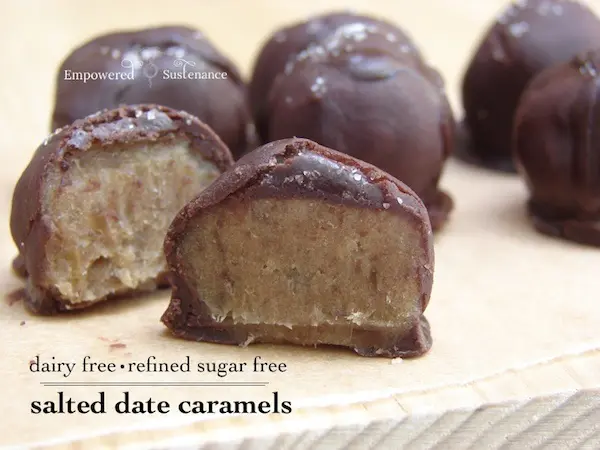 salted date caramels