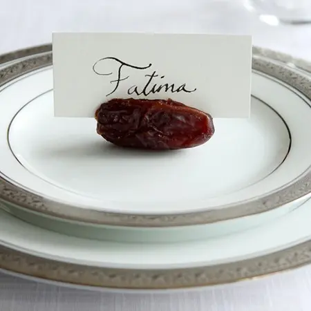 Date Place Card