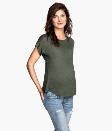 maternity tank and jeans