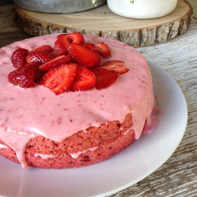 strawberry cake