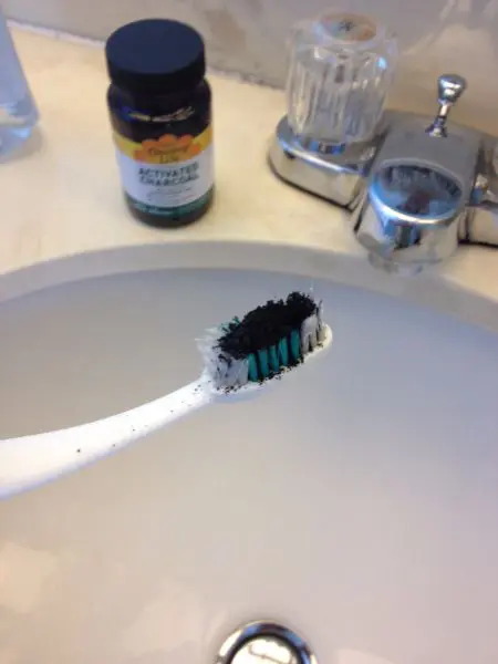 Activated Charcoal whiten teeth