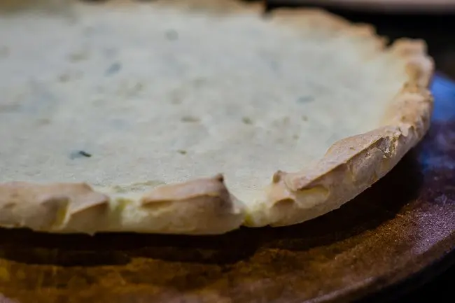 naan on pizza stone