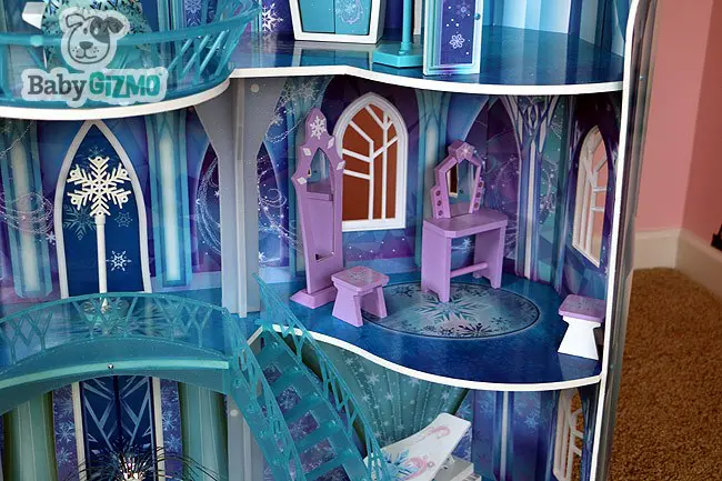 Furniture in the Disney Frozen Snowflake Mansion