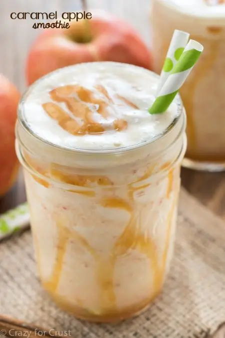 caramel apple pie smoothie