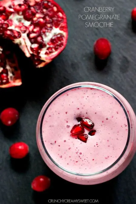 cranberry smoothie