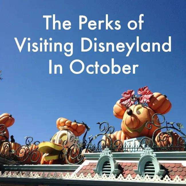 The Perks of Visiting Disneyland in October