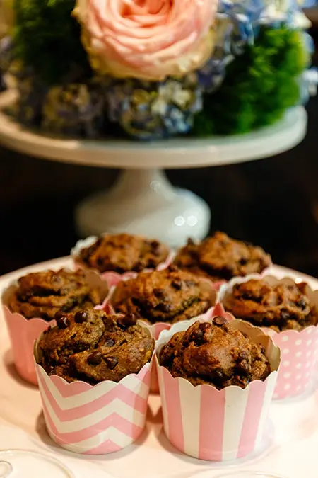 Flourless Banana Chocolate Chip Muffins