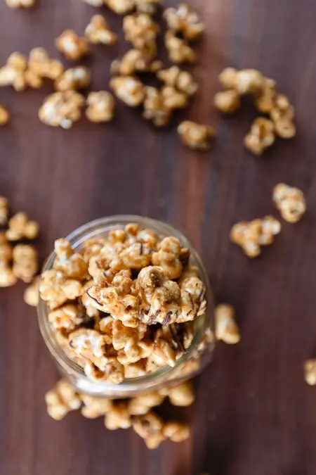 homemade caramel corn