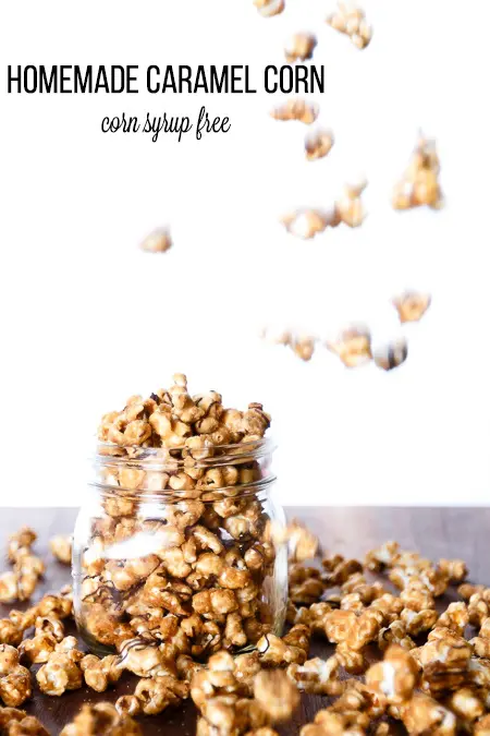 homemade caramel corn