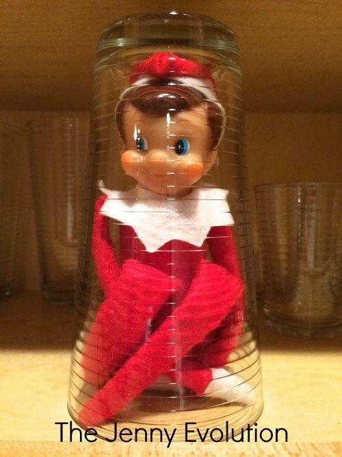 elf on the shelf hiding