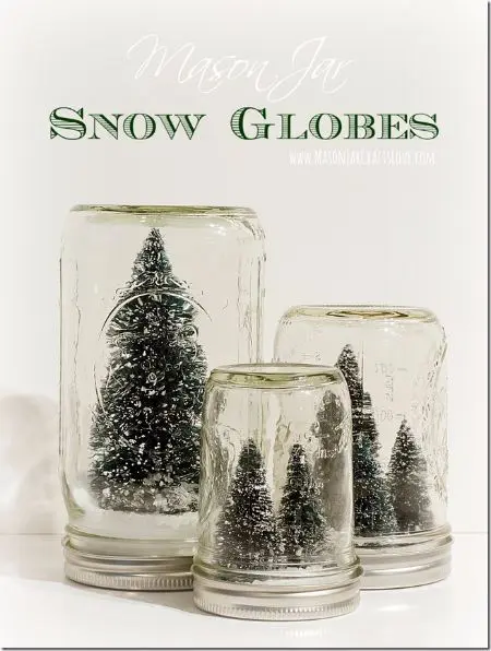 snow globes - diy christmas gifts