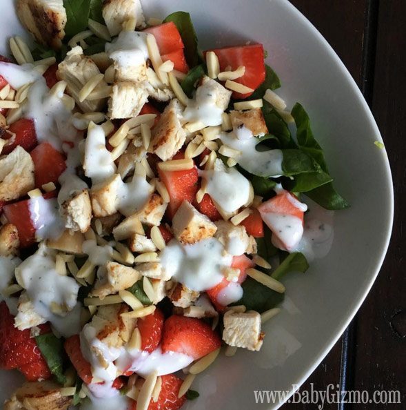 21 day fix spinach salad