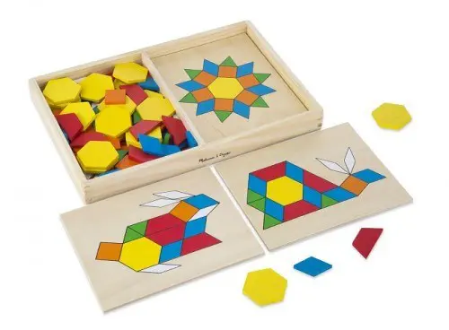 Melissa and Doug Pattern Blocks and Boards