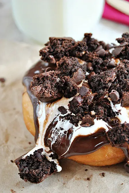 heavenly hash doughnut