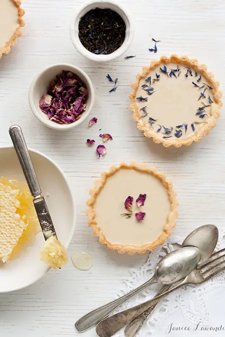 Earl Grey Panna Cotta Tarts