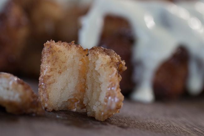 piece of monkey bread up close