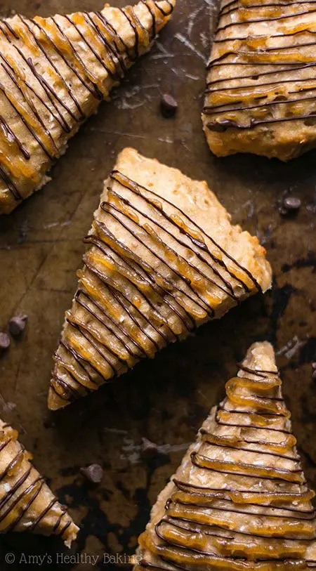 samoa cookie scones