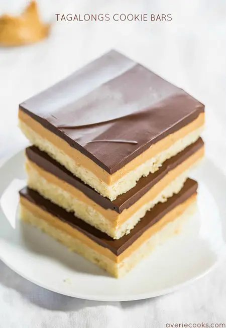 girl scout cookie recipe tagalong bars