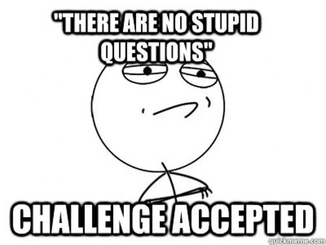 questions challenge accepted