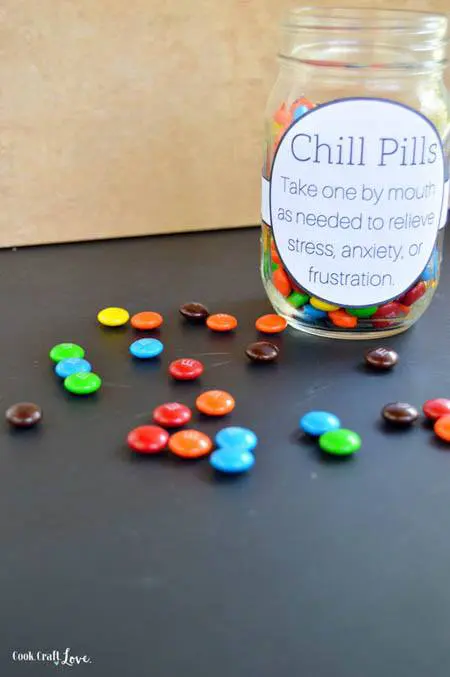 chill pills teacher gift