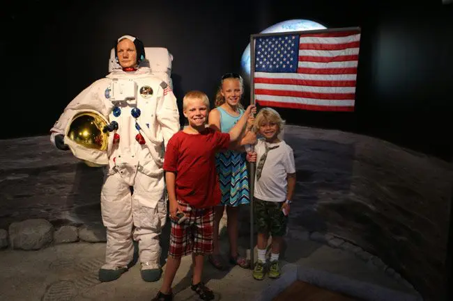 three kids on the moon