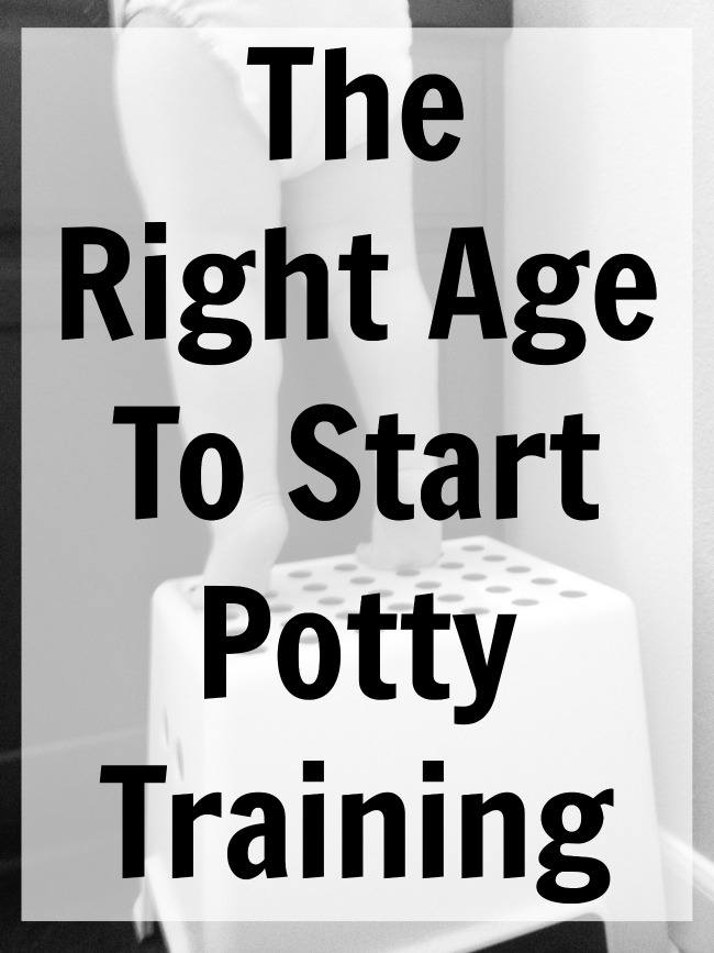 The Right Age To Start Potty Training