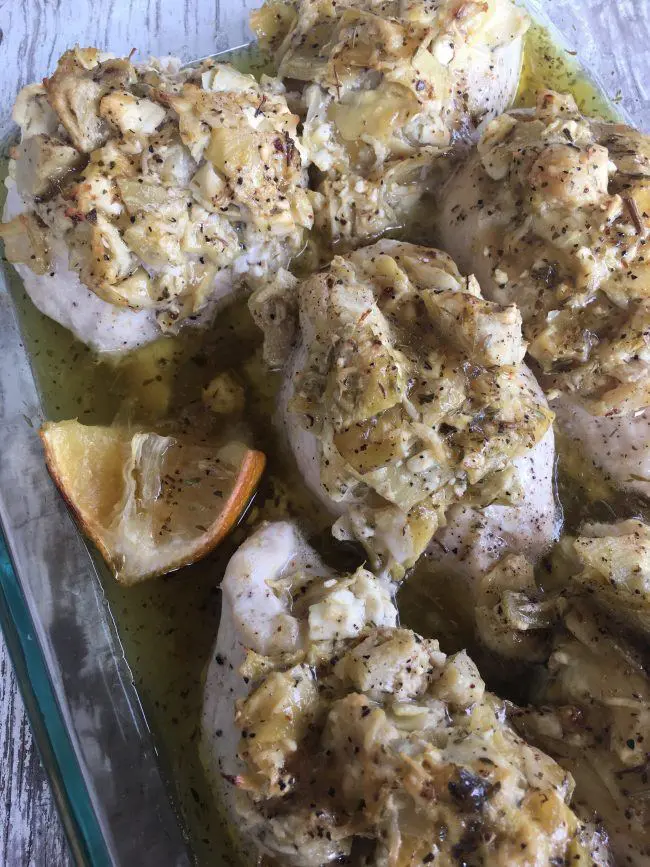 Recipe: Artichoke Stuffed Chicken Breasts