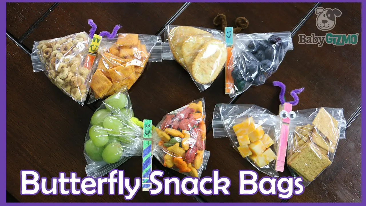 Menu Musings of a Modern American Mom: Butterfly Snack Bags