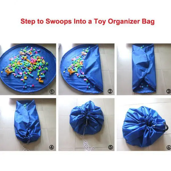 Simple LEGO Cleanup!  Toy storage bags, Lego storage bag, Swoop bags