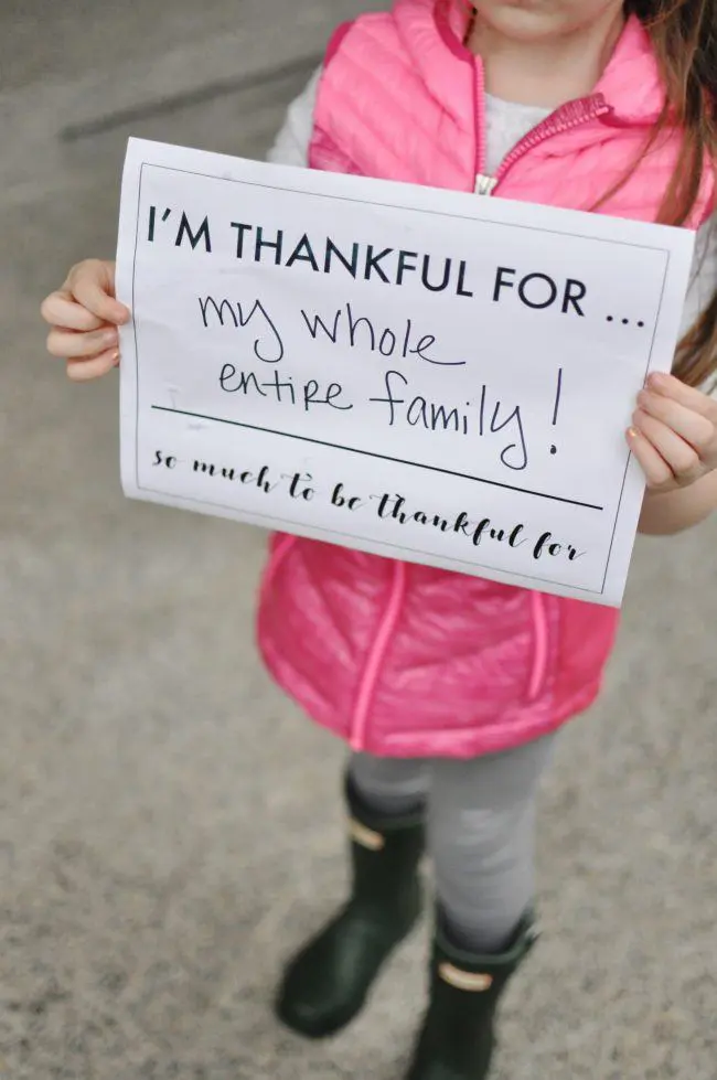 I'm Thankful For Photo Opp --- Free Thanksgiving Printable