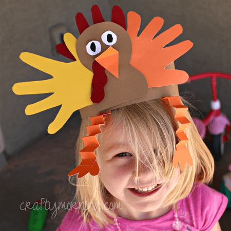 Thanksgiving craft ideas turkey hat