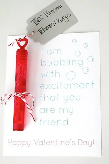 bubble valentine's