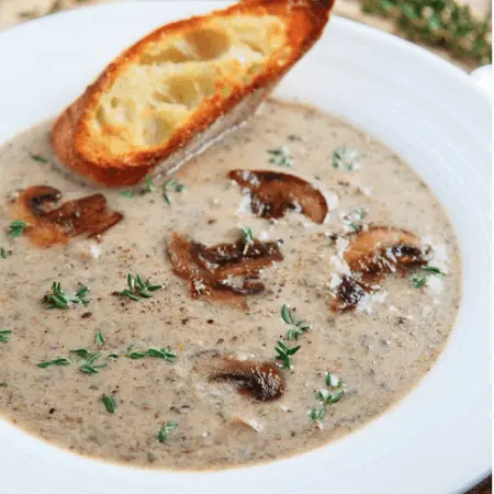 mushroom and brie