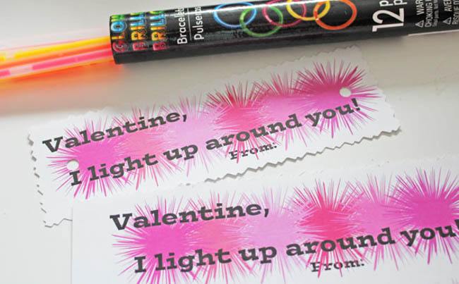 glow stick valentines