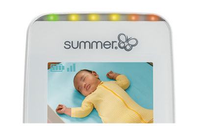Summer Infant baby monitor close up on screen
