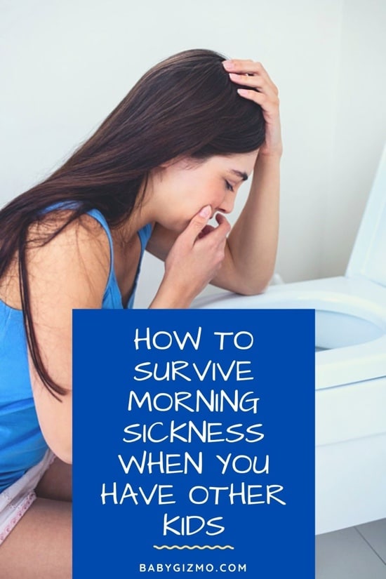 how to survive morning sickness with a toddler