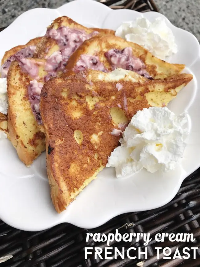 Raspberry Cream French Toast