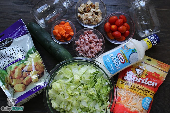 Salad in a Jar Ingredients
