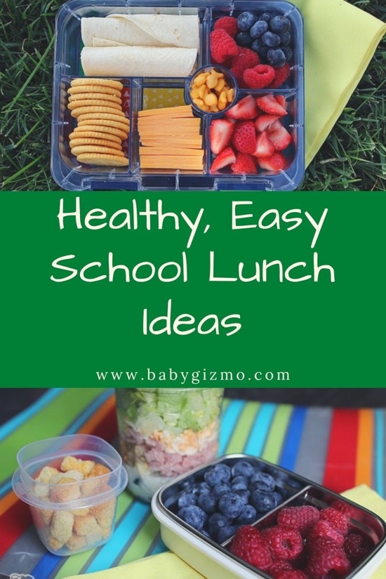 healthy easy school lunch ideas