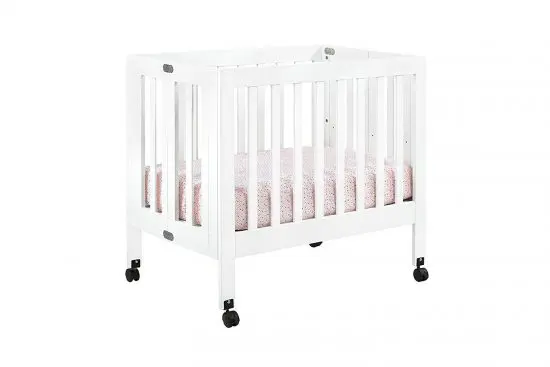 Babyletto origami cheap mini crib white