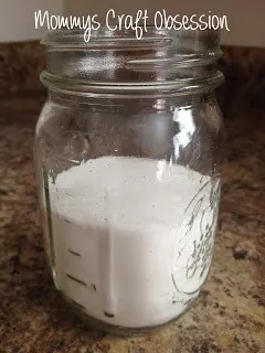 sugar in a mason jar