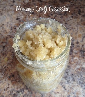 sugar scrub in mason jar